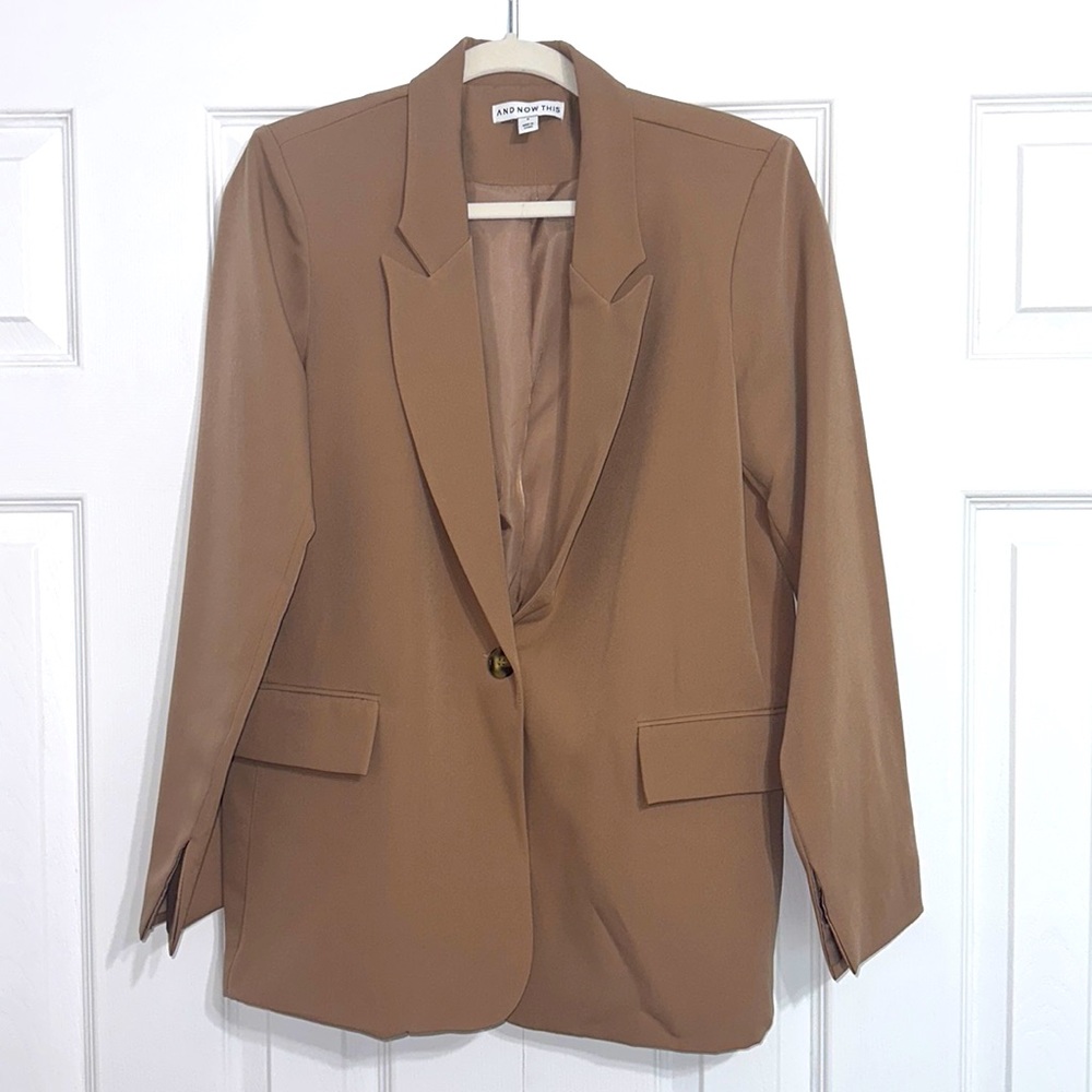 Blazer - Oversized - AND NOW THIS BLAZER - NUDE - SIZE S